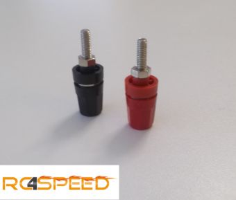 2 x Polklemmen Bananenstecker 4.0mm
