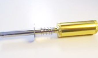 ALU Glhkerzenstecker gold