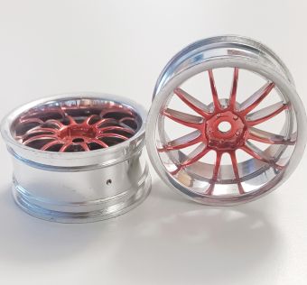 1:10 2 Felgen - 1 Set rot