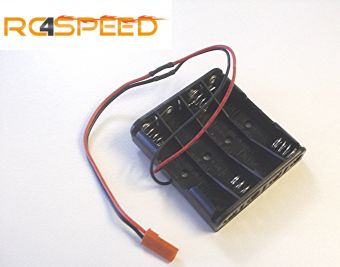 Batteriebox fr 4x AAA mit BEC Stecker