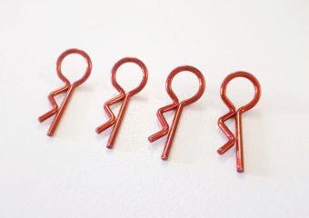 8 Klammern 1,2 mm - 22 mm Lnge, rot