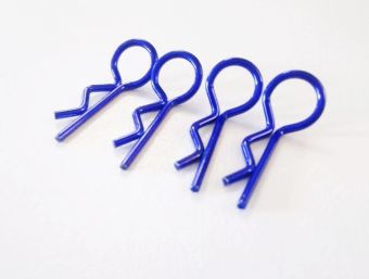 8 Klammern 1,2 mm - 22mm Lnge, blau