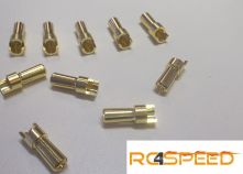 10 Goldstecker geschlitzt 5.5mm