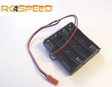 Batteriebox fr 4x AAA mit BEC Stecker