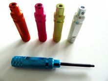 Hextool mit 4 Einstzen in Blau