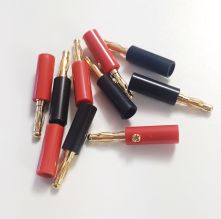 20 Bananen-Goldstecker 4.0mm/10 Paar