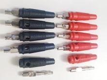 2 x Bananenstecker 4.0mm/Querloch