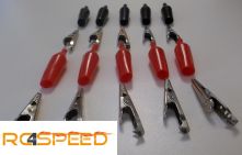 10 x Krokoklemmen fr Bananenstecker 4.0mm