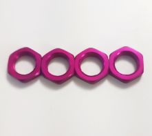ALU 17er Radmuttern 1:8 lila